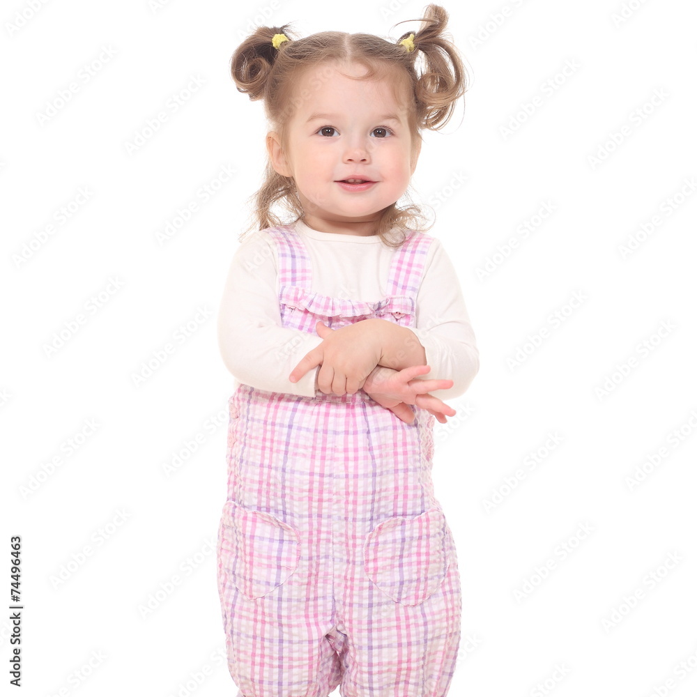 Portrait of a beautiful little girl. Portrait of a beautiful little girl.