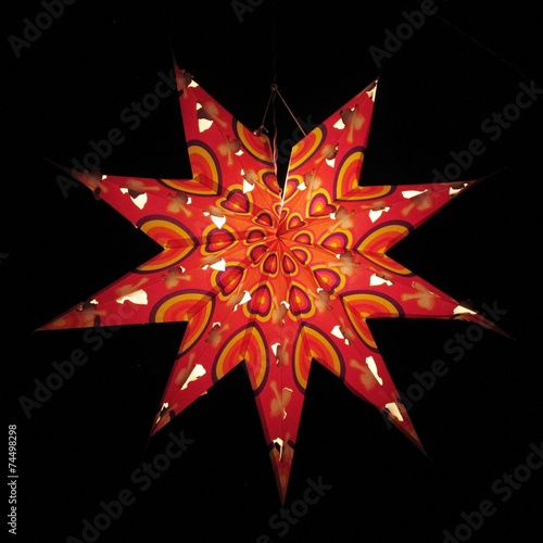 Fényképezés Star lampion christmas decoration