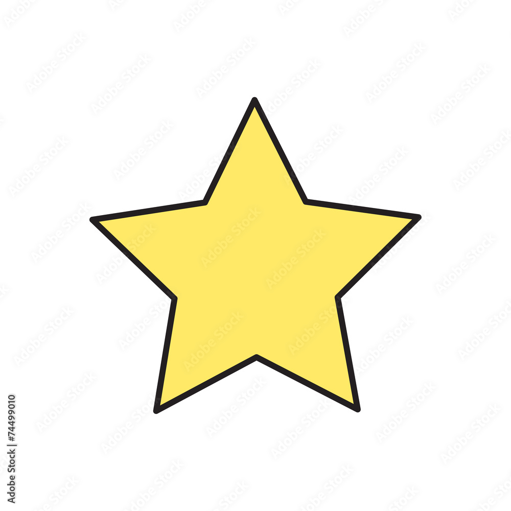 Obraz premium Vector star icon. Eps10
