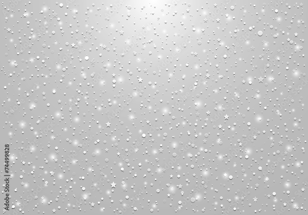 Grey Christmas Background with Light