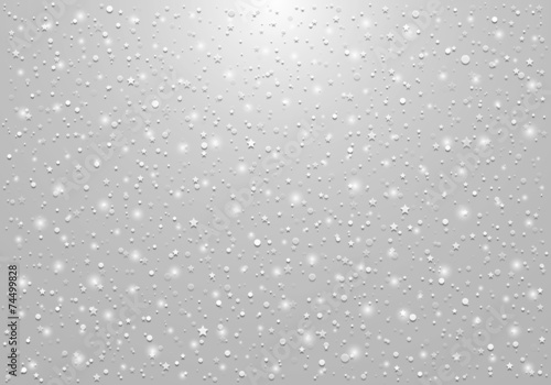 Grey Christmas Background with Light