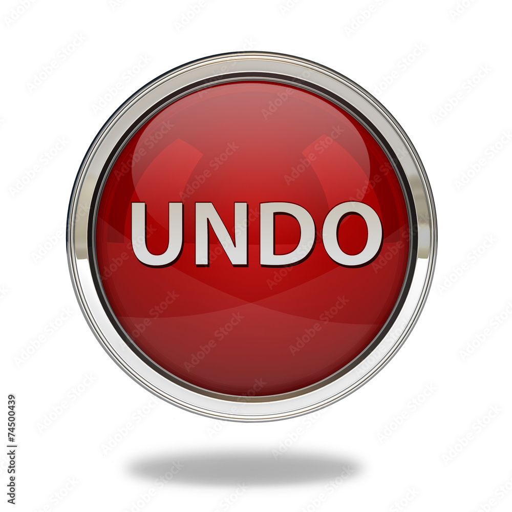 undo pointer icon on white background undo pointer icon on white background