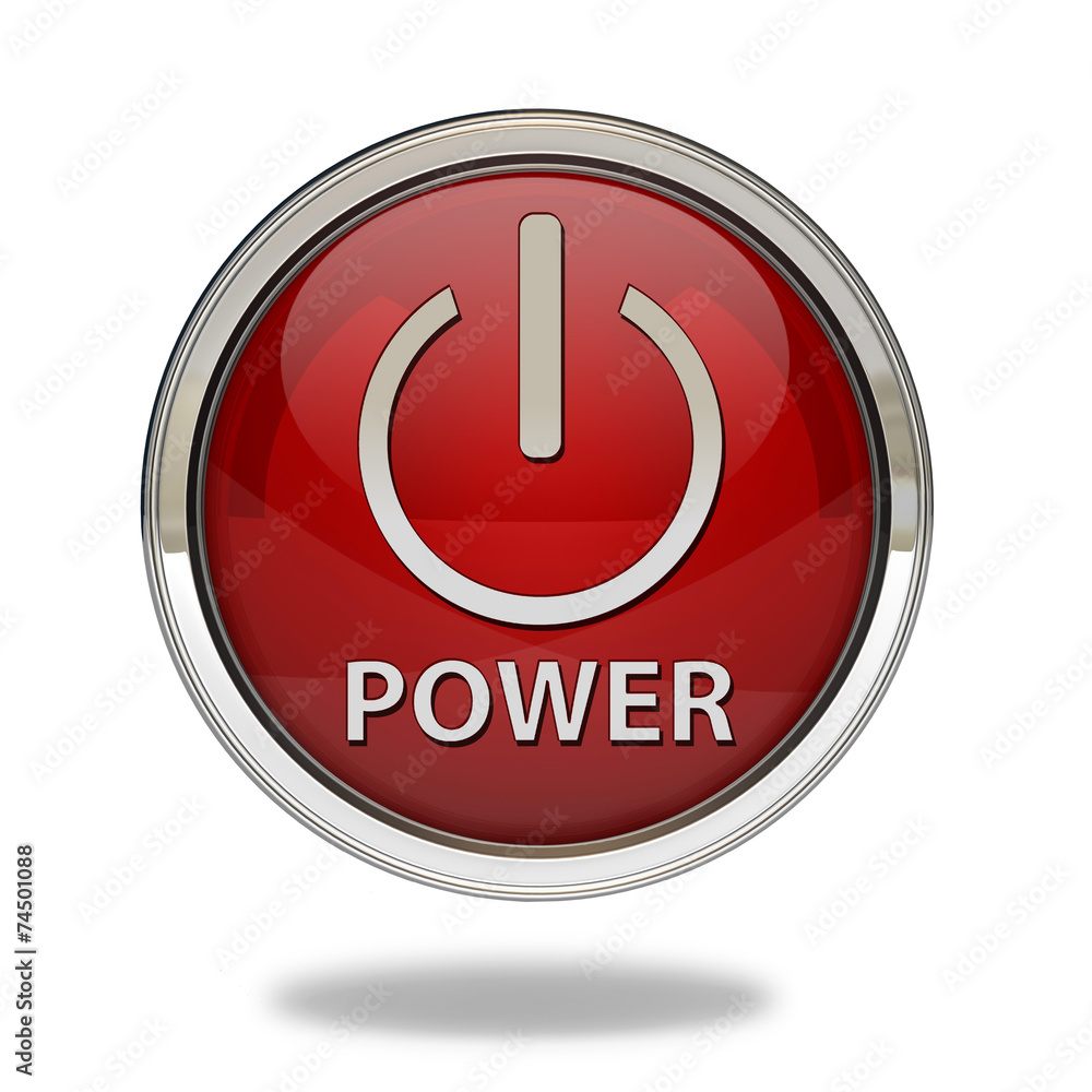power pointer icon on white background power pointer icon on white background