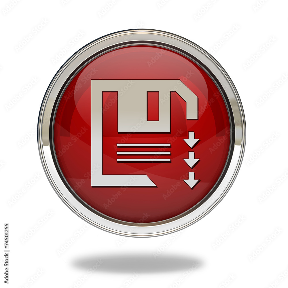 Save pointer icon on white background Save pointer icon on white background