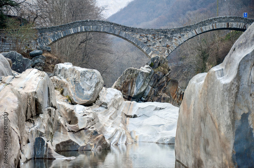 ponte dei salti valle verzasca photo