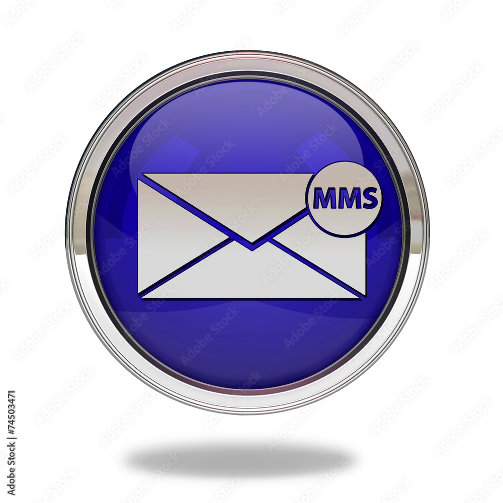 mms pointer icon on white background mms pointer icon on white background