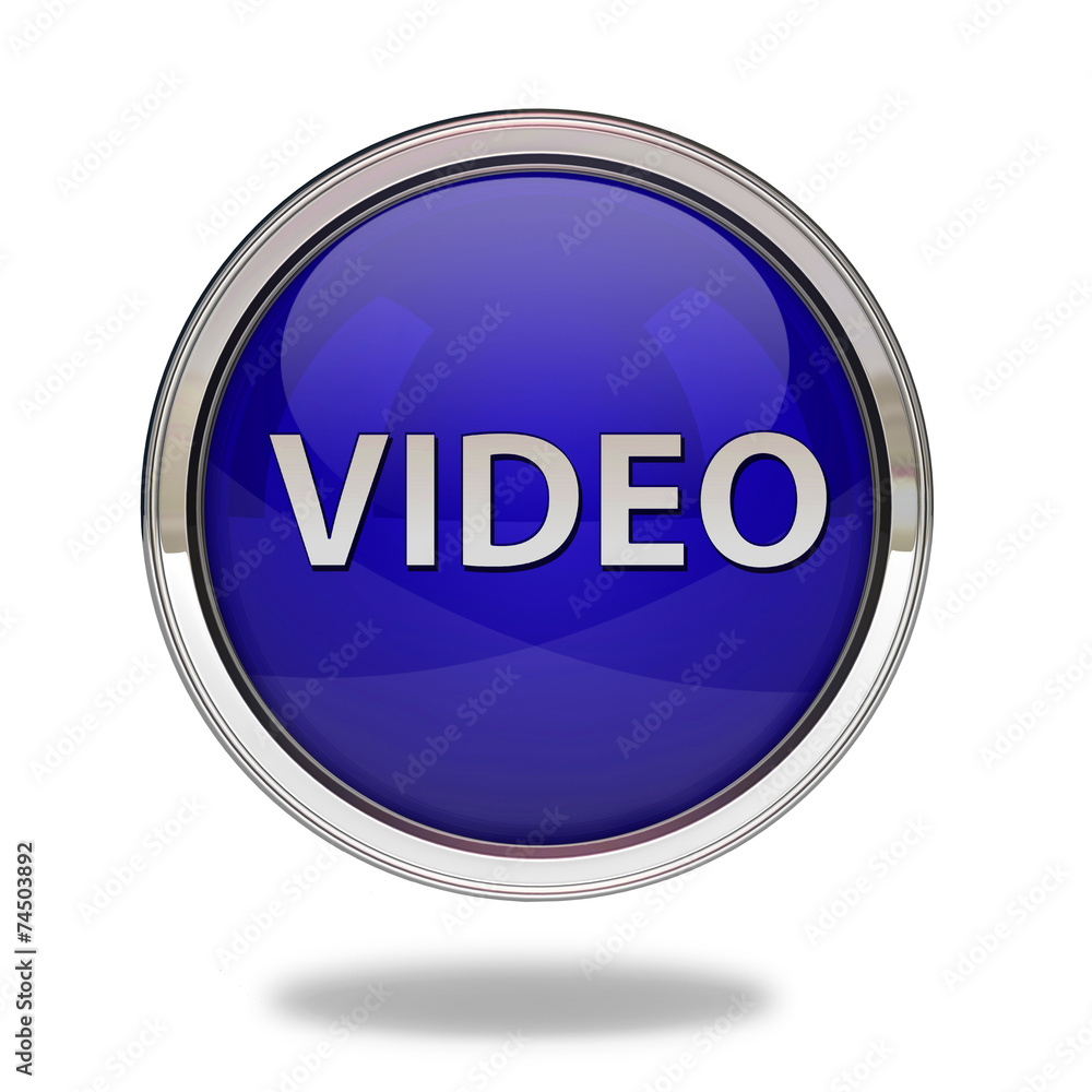 video pointer icon on white background video pointer icon on white background