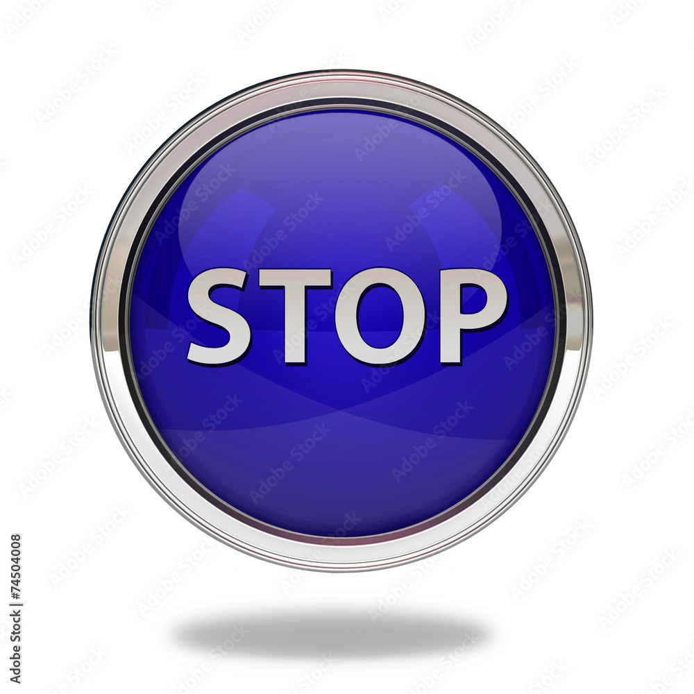 stop pointer icon on white background stop pointer icon on white background
