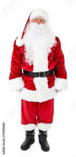 Santa Claus isolated on white background