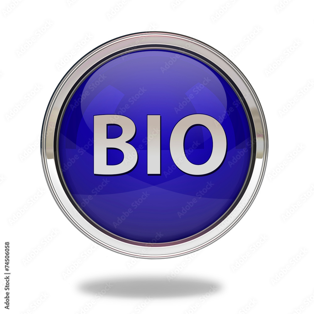 Bio pointer icon on white background Bio pointer icon on white background