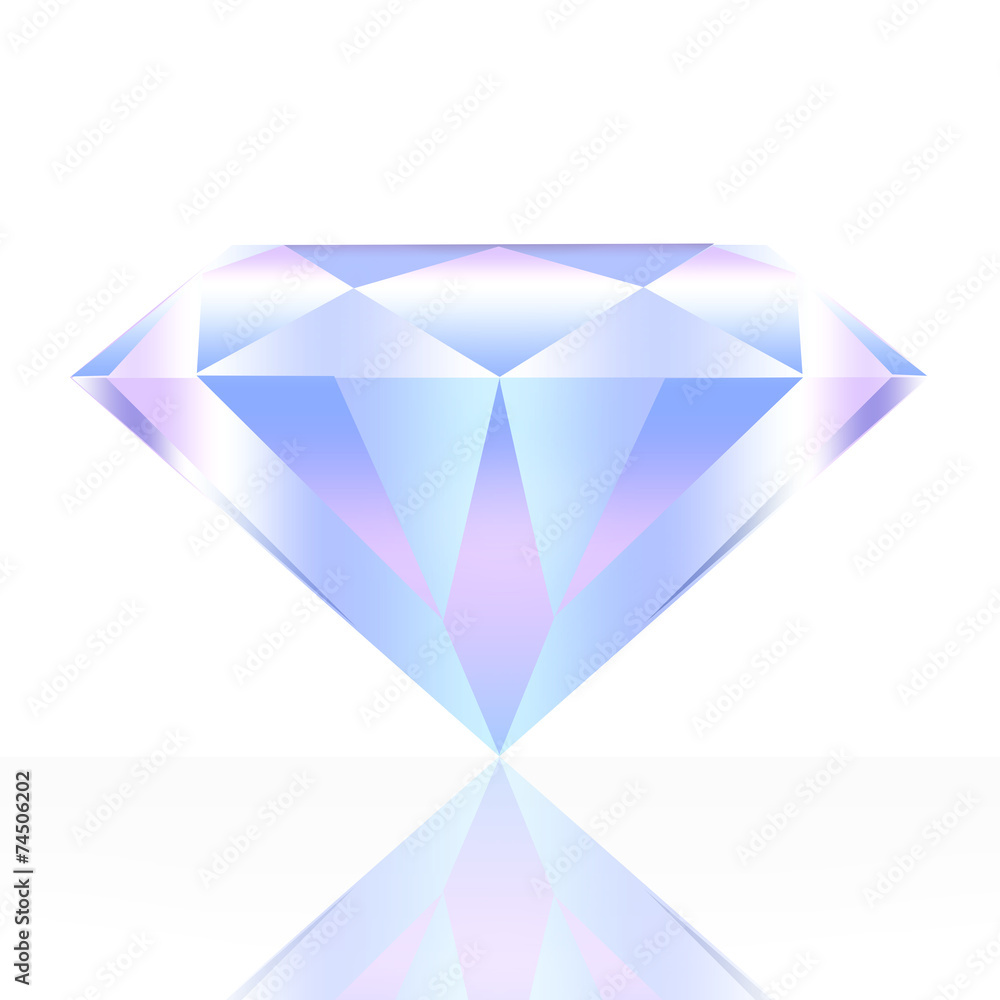 Illustration of beautiful diamond Illustration of beautiful diamond