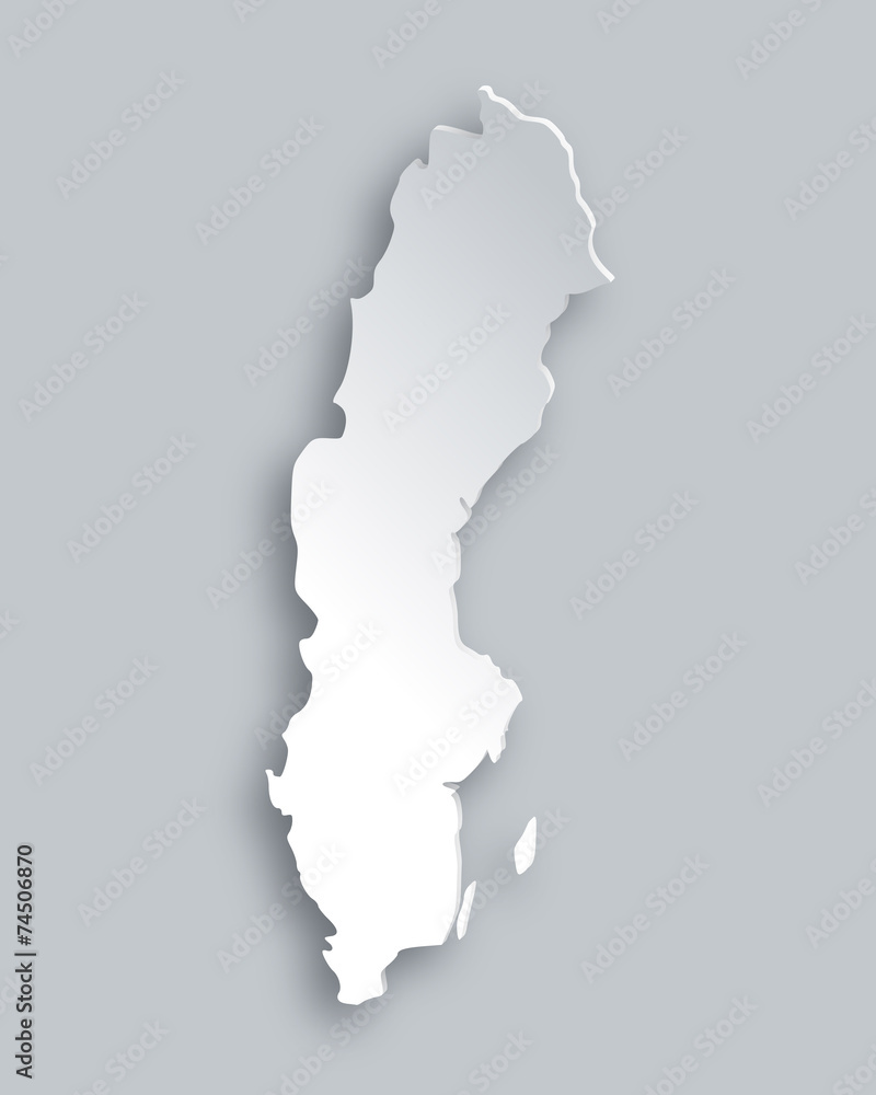 Karte von Schweden Karte von Schweden