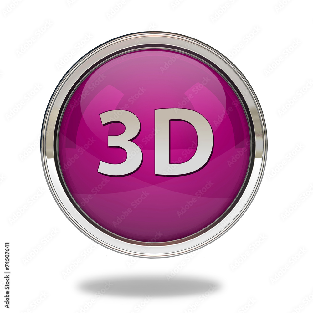 3d pointer icon on white background 3d pointer icon on white background