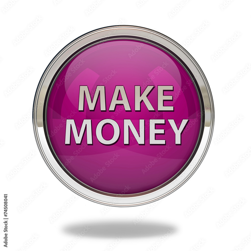Make money pointer icon on white background Make money pointer icon on white background