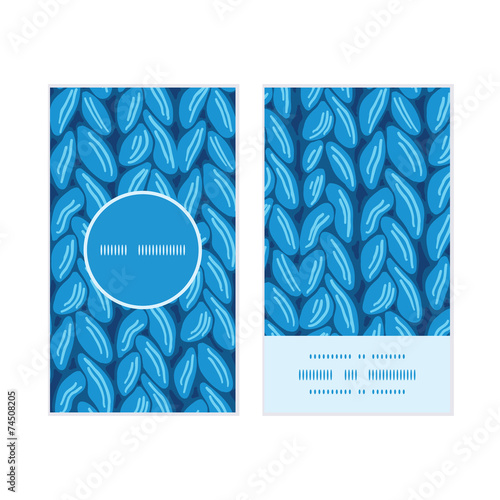 Vector knit sewater fabric horizontal texture vertical round