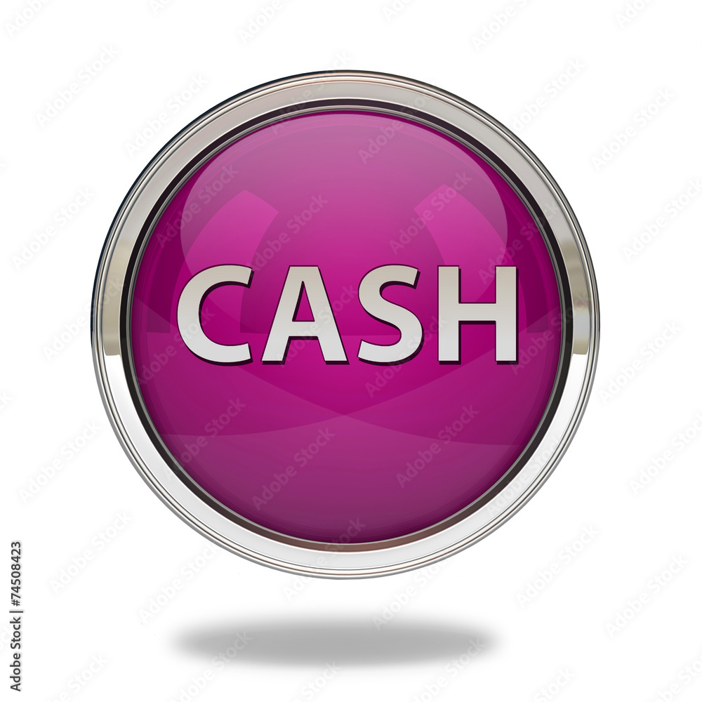 Cash pointer icon on white background Cash pointer icon on white background