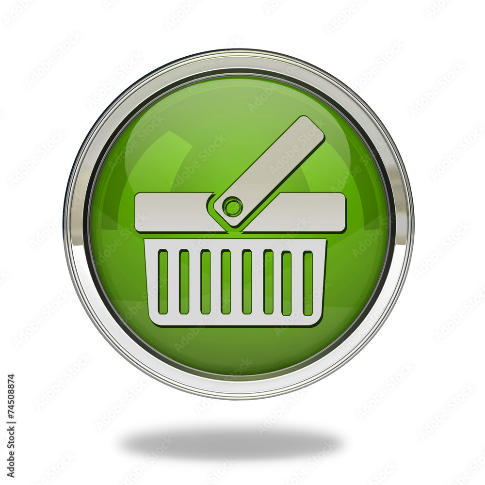 shopping cart pointer icon on white background shopping cart pointer icon on white background