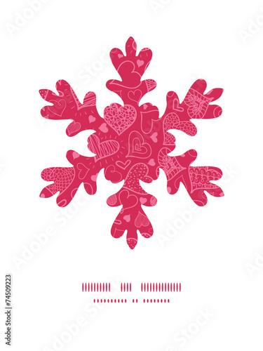 Vector doodle hearts heart silhouette pattern frame