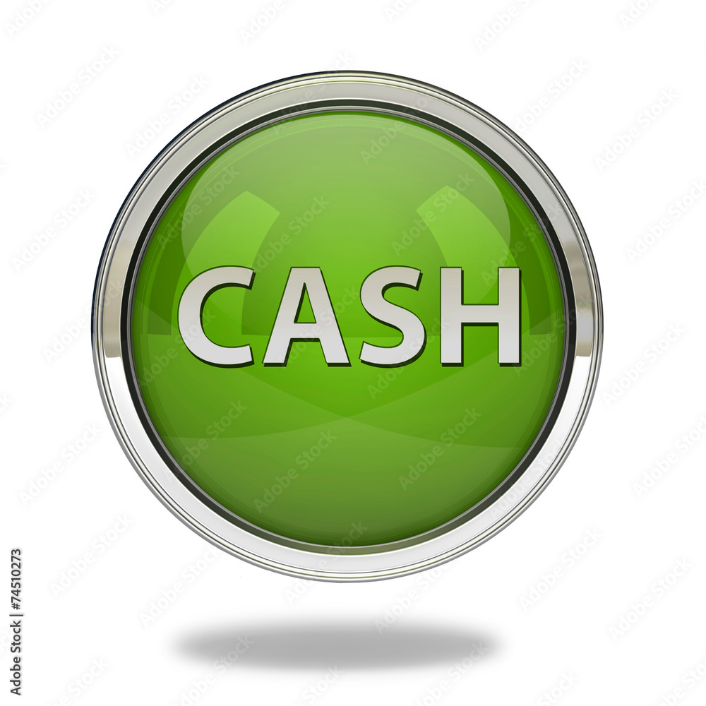 Cash pointer icon on white background Cash pointer icon on white background