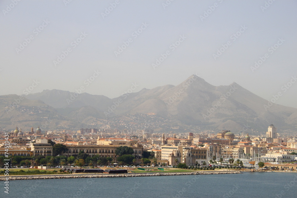 Fototapeta premium vue générale de palerme