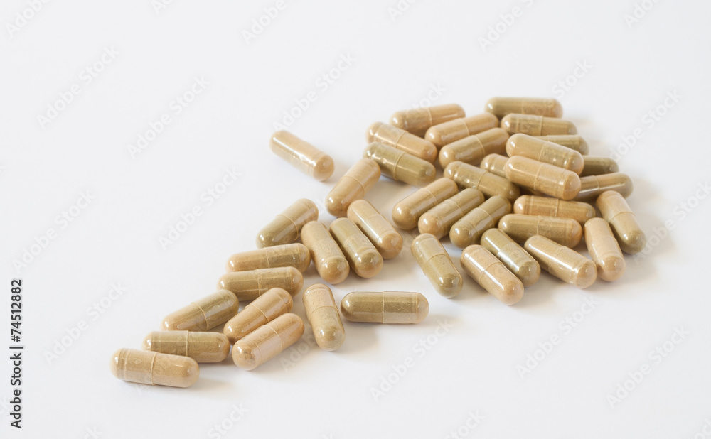 Herbal Drug . an alternative medicine in capsule. Herbal Drug . an alternative medicine in capsule.