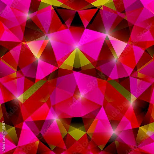 Abstract Geometrical Multicolored Background