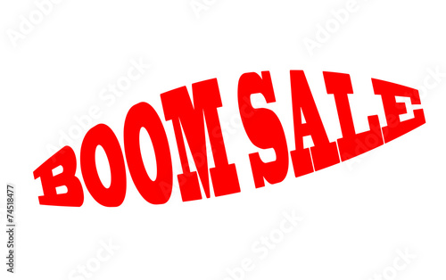 Boom sale