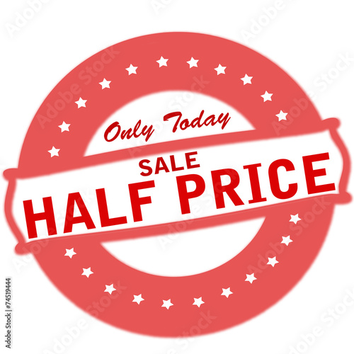 Sale half price