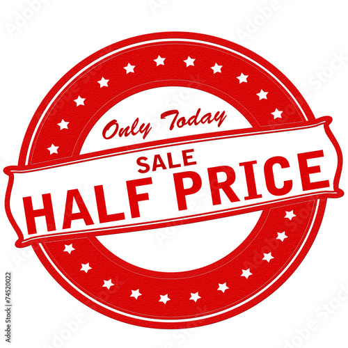 Sale half price