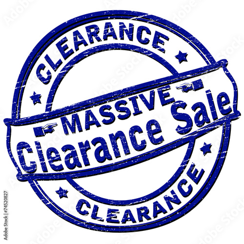 Massive clearance sale