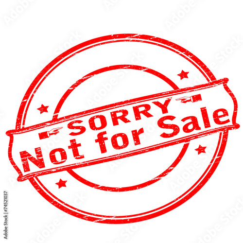 Not for sale