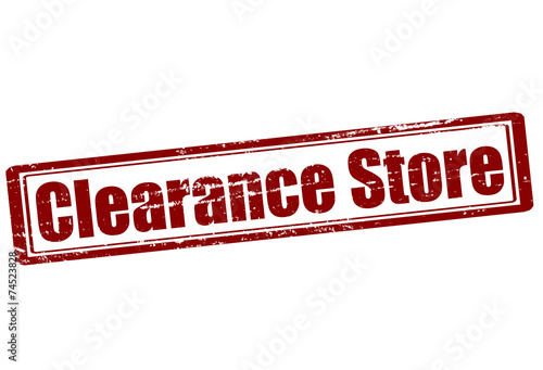 Clearance store