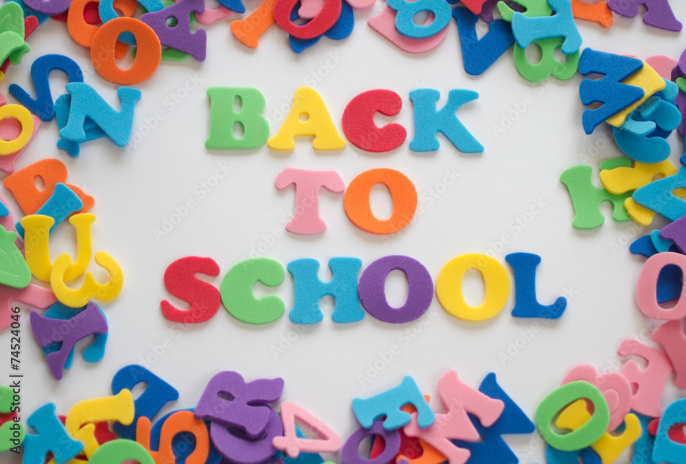 Fototapeta premium Back to School