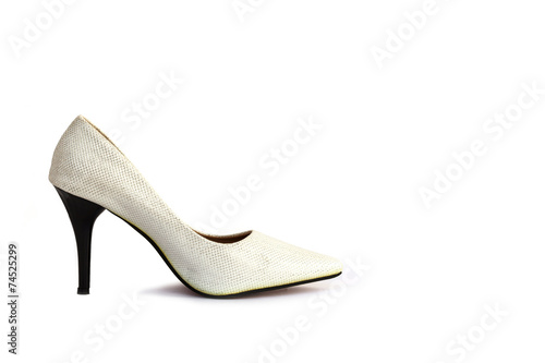 Close up lady shoe