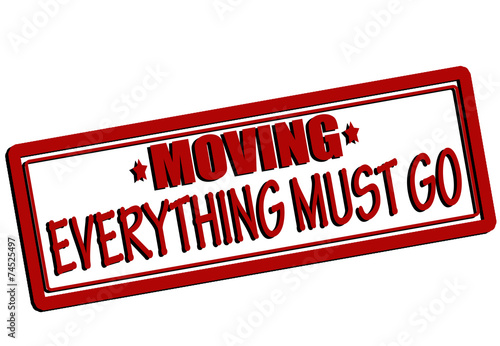 Everything must go