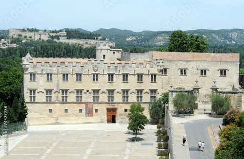 Place du Palais at Avignon on France