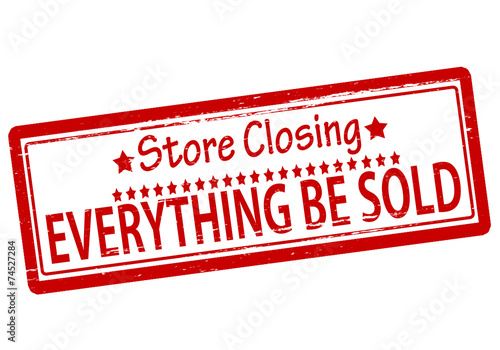 Everything be sold