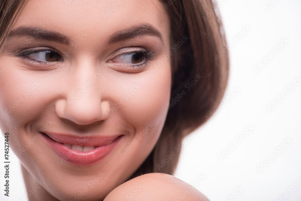Beautiful girl expresses different emotions Beautiful girl expresses different emotions