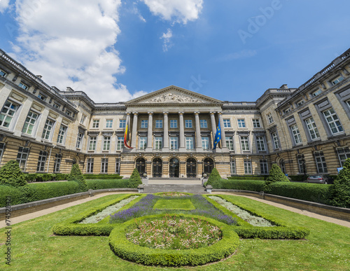 Federal Parliament of Belgium in Brussels.
