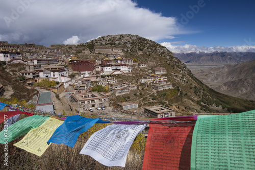 Ganden Monastery in Tibet - China photo