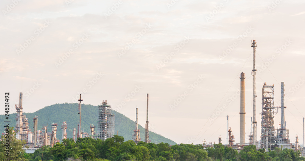 Fototapeta premium Industrial plant power station