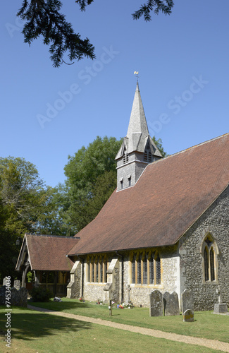 St. Peters Church at Wherwell. Hampshire. England