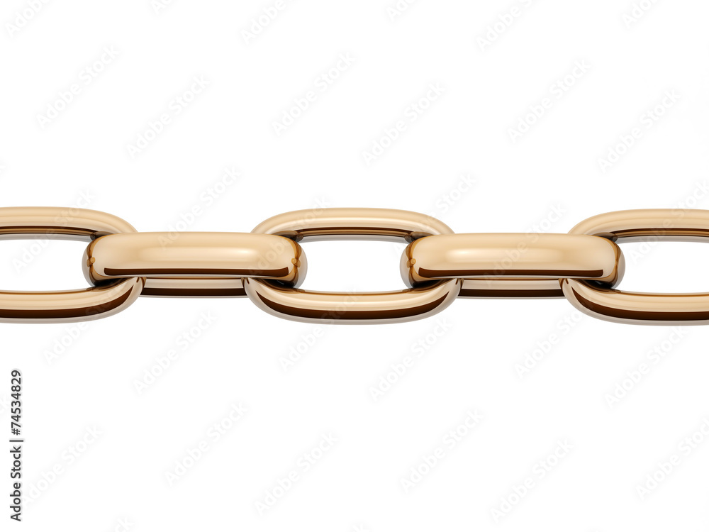 Obraz premium gold chain