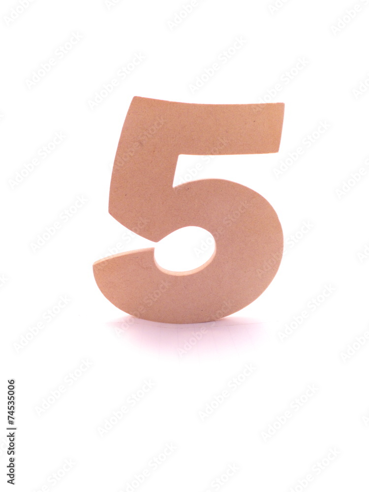 数字・5 数字・5