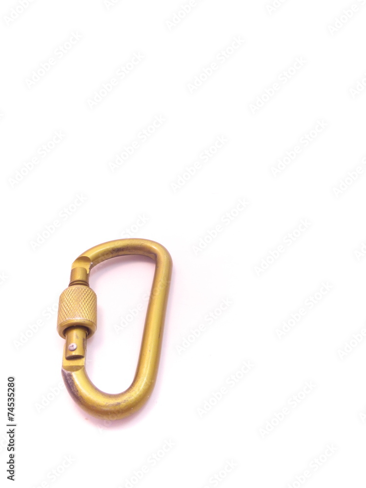 Obraz premium アウトドアグッズ・カラビナ