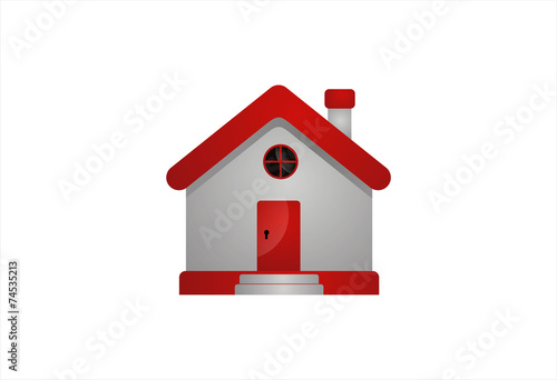 House Abstract Real Logo design vector © hanivart24