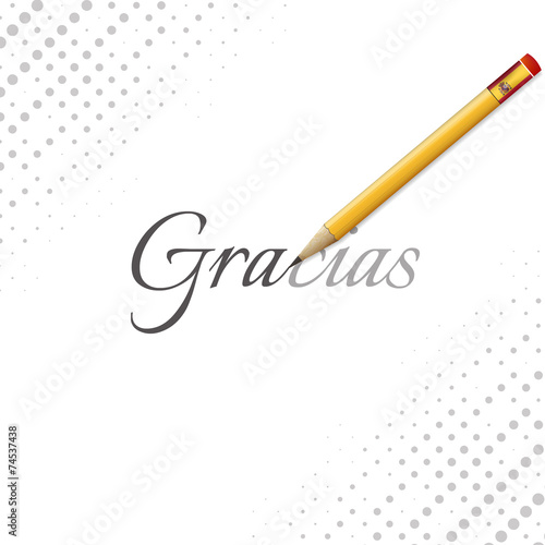 Thank you word in spain language (Gracias)