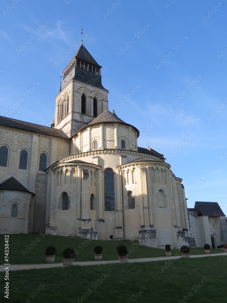 Maine-et-Loire Chevet de l'Abbaye de Fontevraud