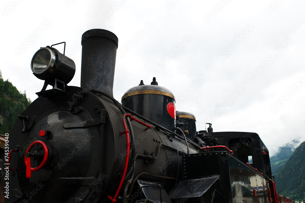 Naklejka premium Zillertalbahn in den Alpen - Österreich