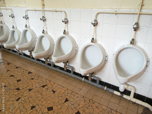 School shared toilets photo